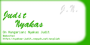 judit nyakas business card